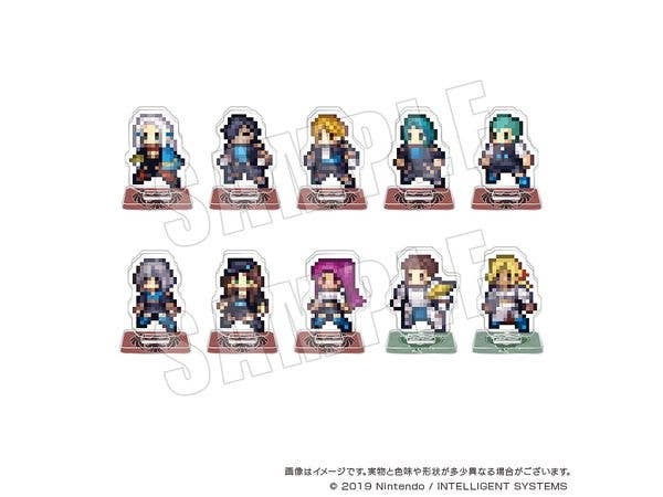 Fire Emblem Three Houses Dot Acrylic Figure Collection #1 1Box 10pcs