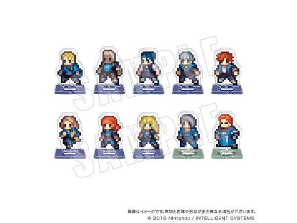 Fire Emblem Three Houses Dot Acrylic Figure Collection #2 1Box 10pcs
