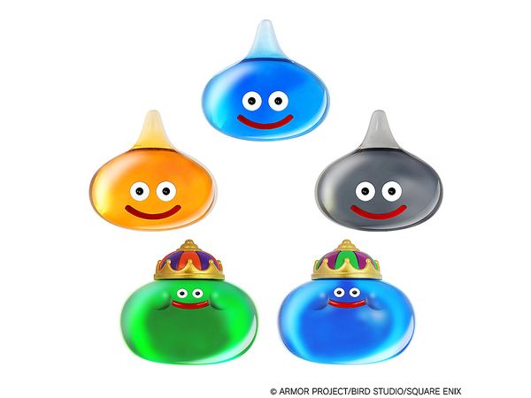Dragon Quest: Smile Slime Acrylic Clear Magnet -King Slime Appears- (Set of 5)