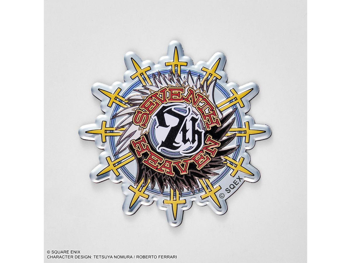 Final Fantasy VII Rebirth Aluminum Magnet Seventh Heaven
