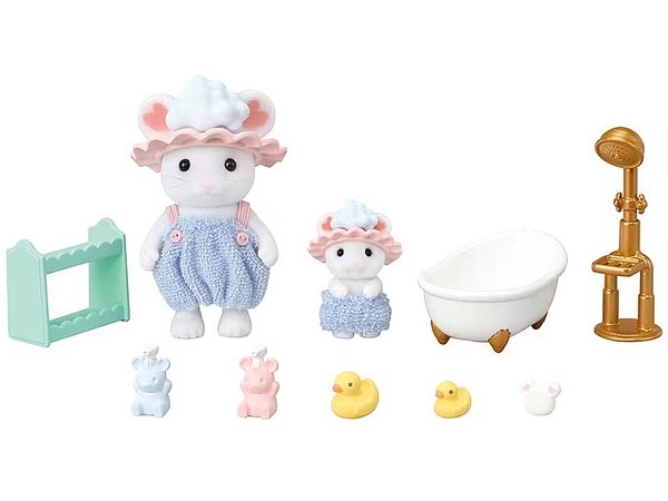 Sylvanian Families Bath Time Set Together