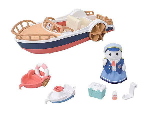Sylvanian Families: Captain Seal's Exciting Boat Set