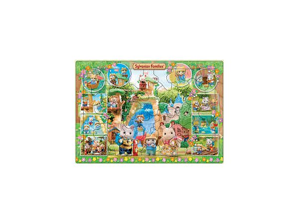 Jigsaw Puzzle: Sylvanian Families Secret Forest Big Waterfall 46p