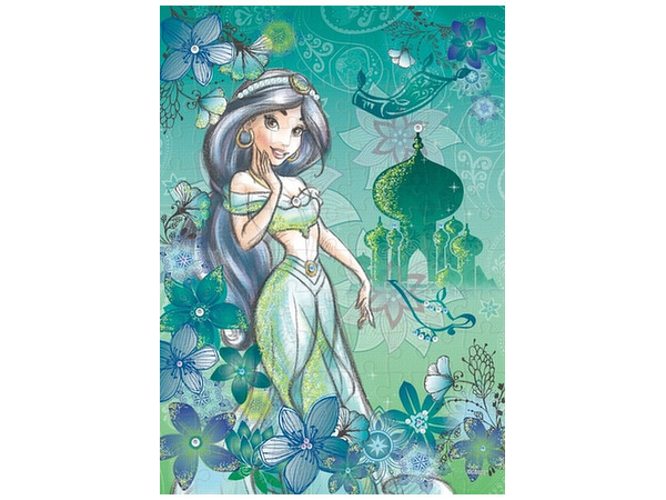 Puzzle Decoration Jasmine -Exotic Emerald- 108pcs (18.2cm x 25.7cm)