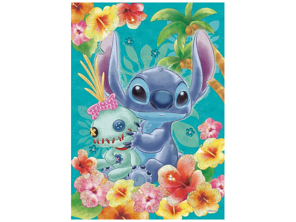 Puzzle Decoration: Stitch -Tropical Blue- 108pcs (18.2cm X 25.7cm)