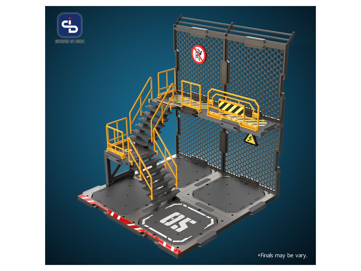 FRESH RETRO Diorama Building Set SIB05 Iron Net Base A
