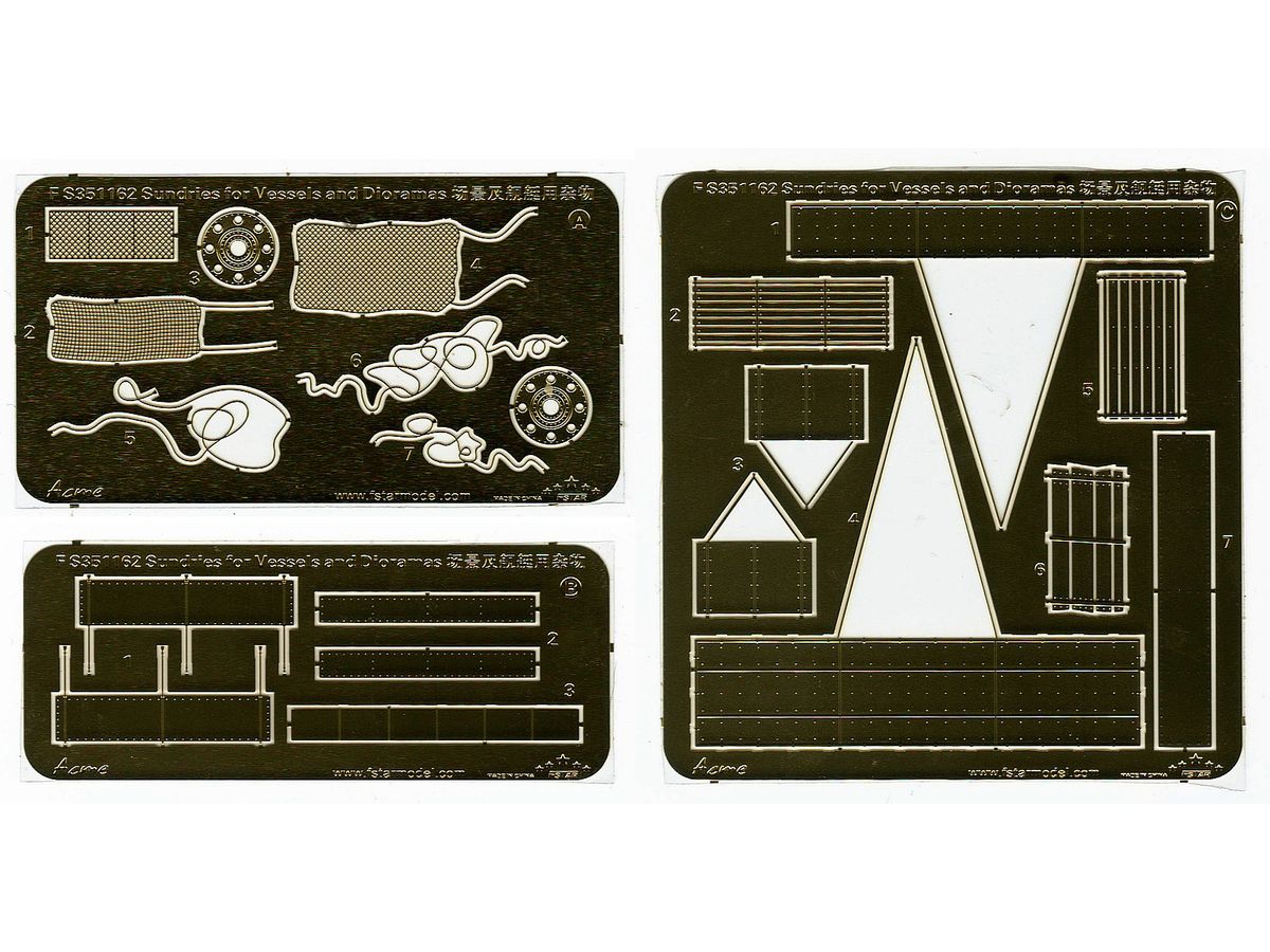 Sundries for Vessels and Dioramas