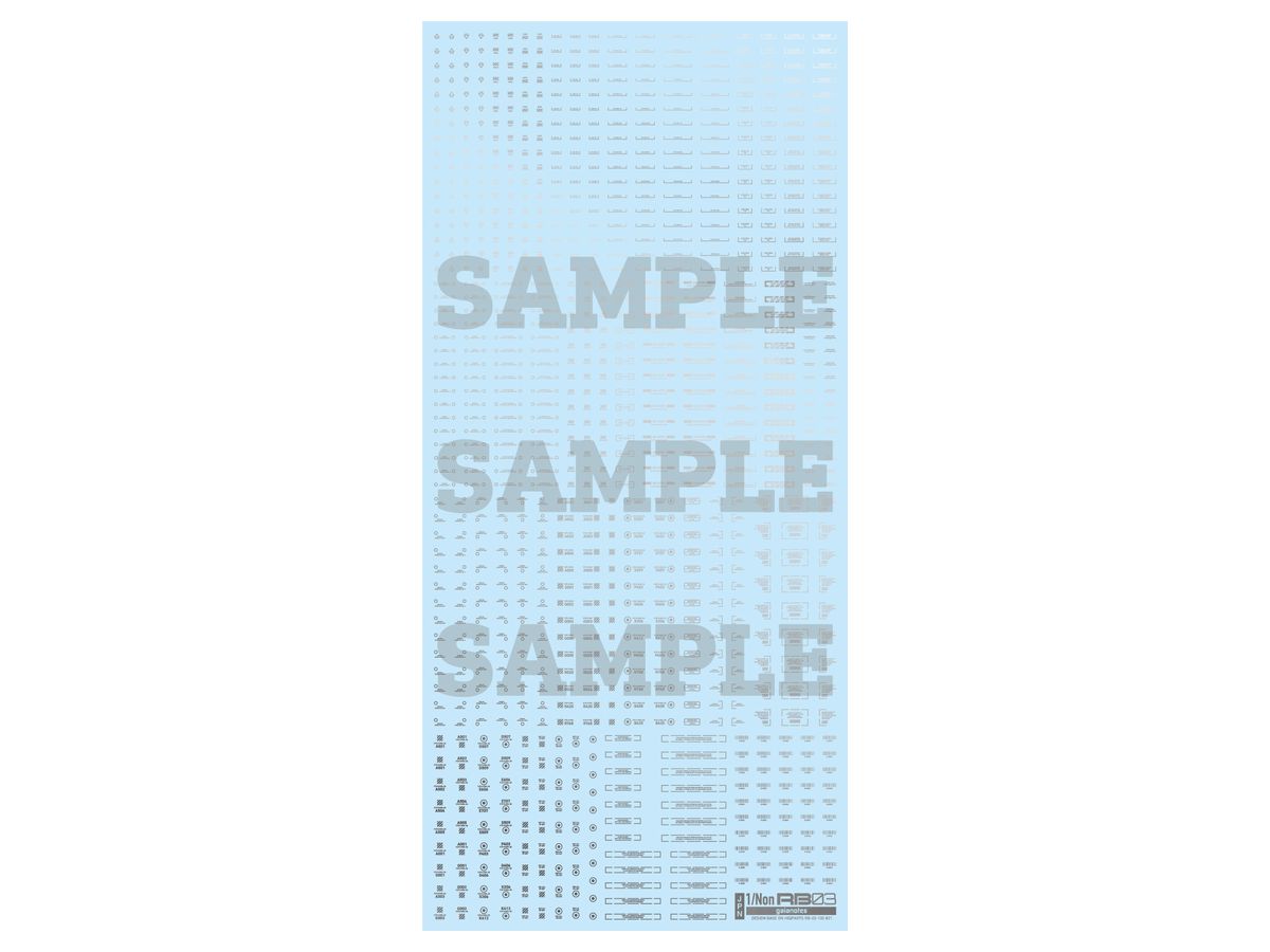 GND-02 Caution Decal Foil Silver