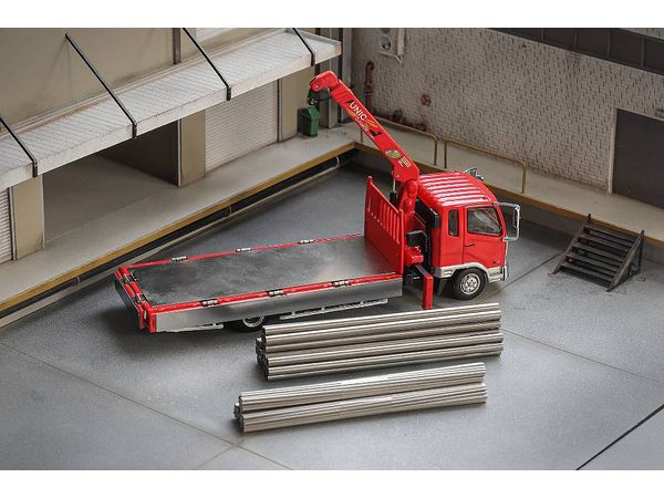Mitsubishi Fuso Fighter (1024) / Accessories With Crane: Metal Pipe Red
