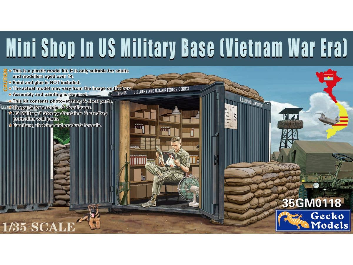 Mini Shop In US Military Base (Vietnam War Era)