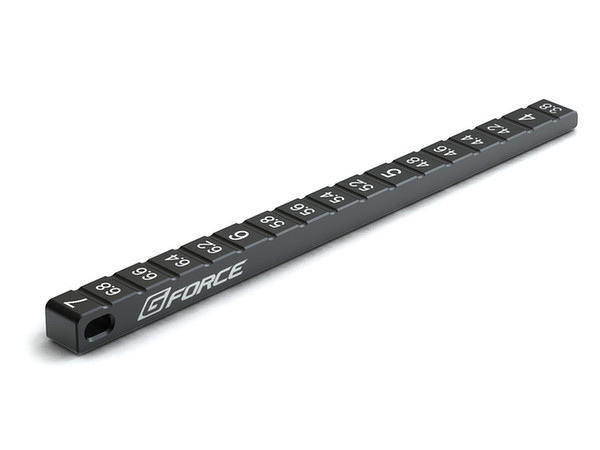 G0117 Ride Height Gauge 3.8-7.0mm (Black)