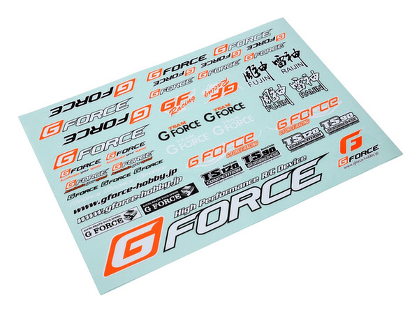 G0119 G-Force A4 Decals