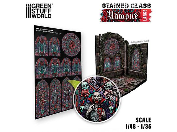 Stained Glass Vampire - Large