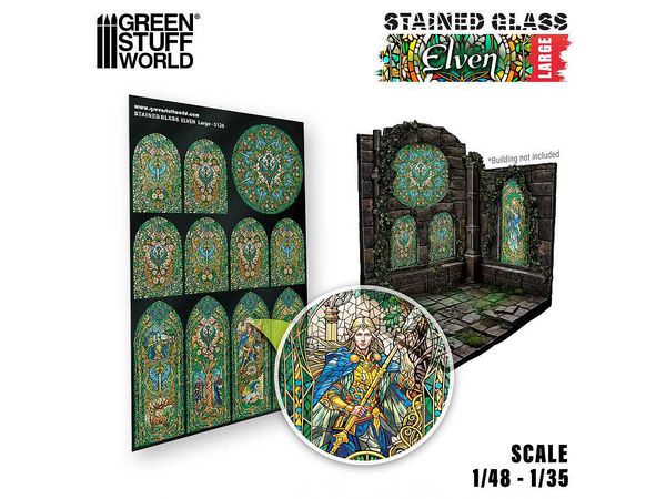 Stained Glass Elf - Large