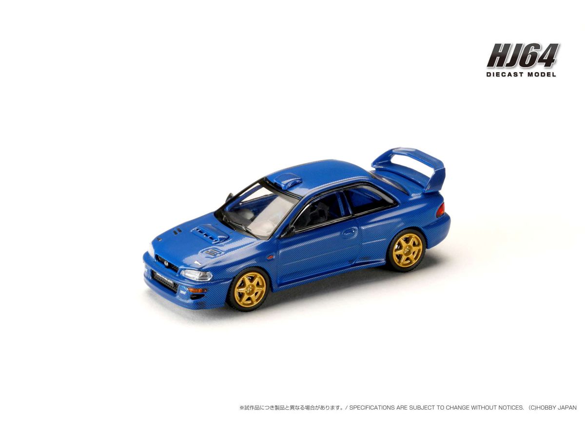SUBARU IMPREZA 22B STi Version (GC8) Rally Base Carcarbon Blue