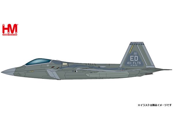 F-22 Raptor (with steathy pods) AF06-132, 411 FLTS, Edwards AFB, 2022
