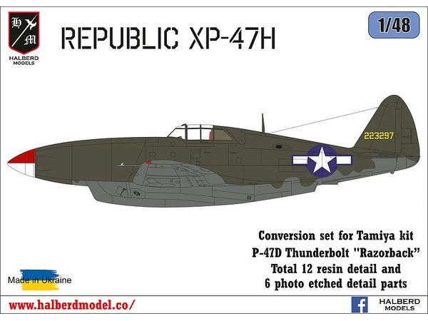 Republic P-47H conversion for Tamiya