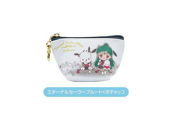 Sailor Moon Cosmos The Movie x Sanrio Characters: Earphone Pouch 09 Eternal Sailor Pluto x Pochacco