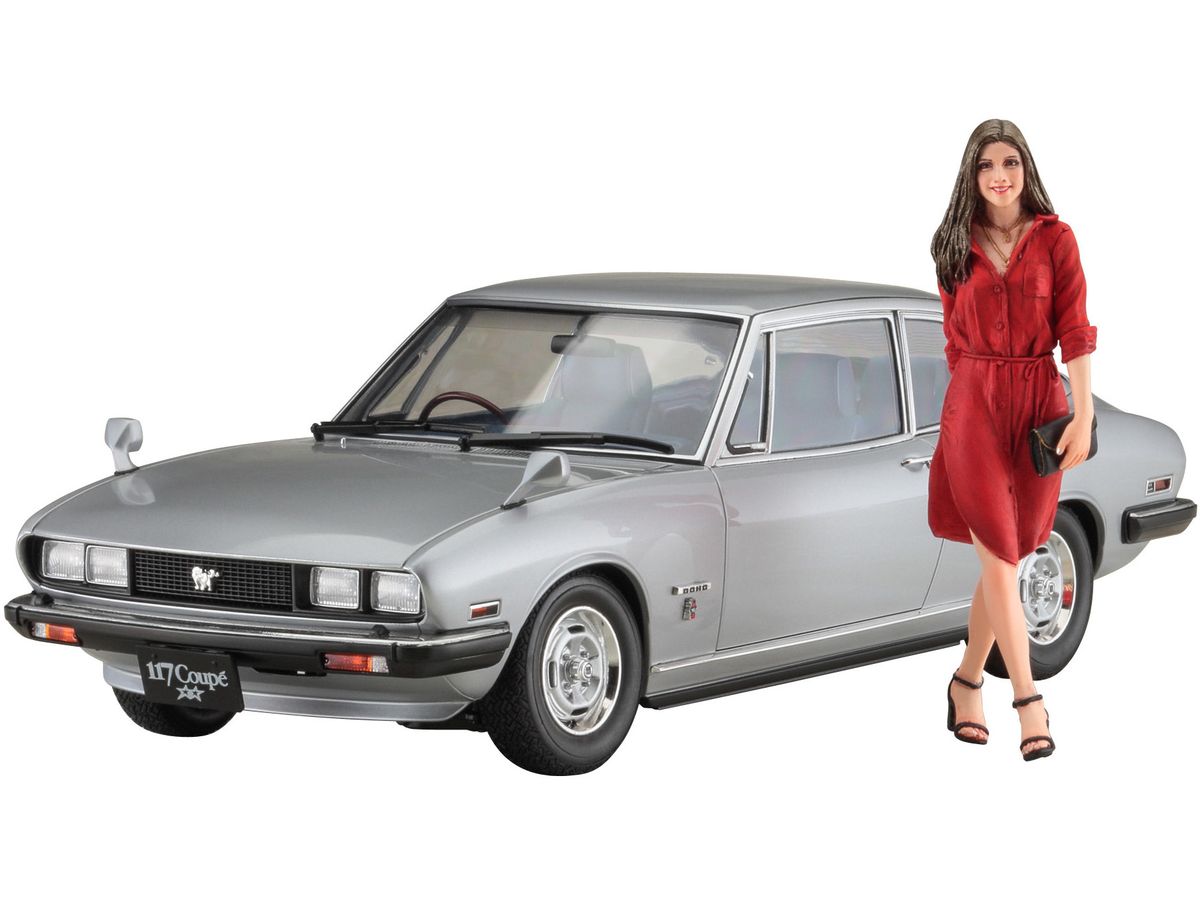 Isuzu 117 Coupe Late Model (XE) w/Cool Beauty Girls Figure