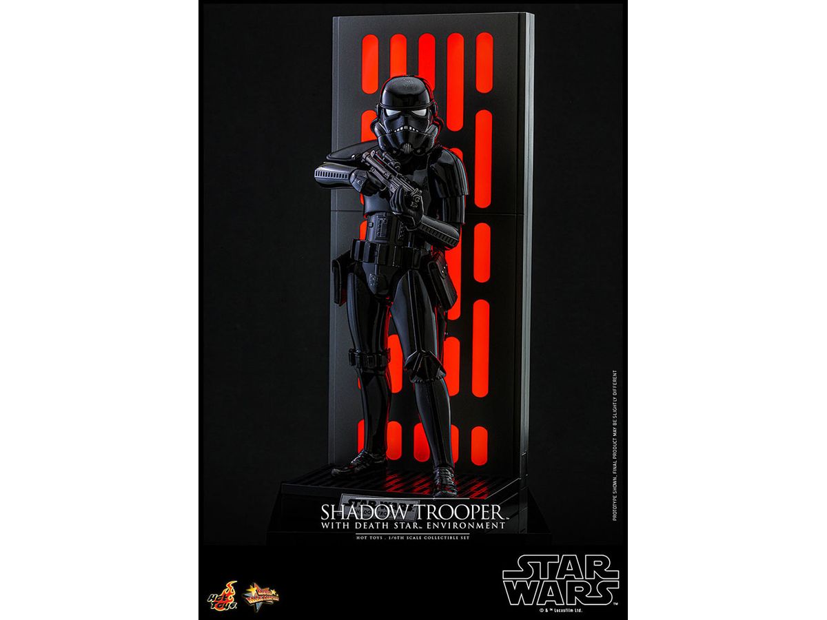 Movie Masterpiece - Fully Poseable Figure: Star Wars - Shadow Trooper (with Death Star Environment)