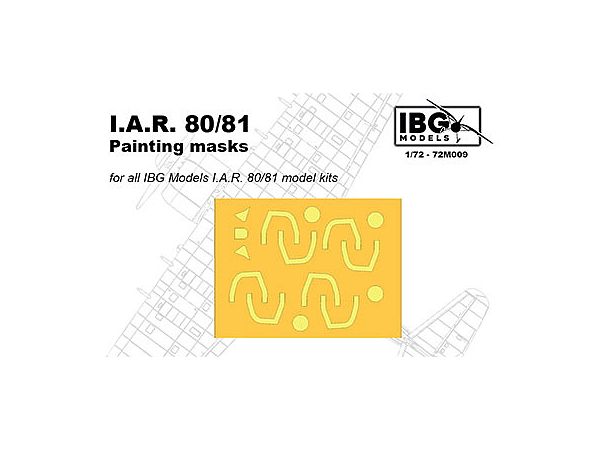 I.A.R. 80/81 Painting Masks (For All lBG Models I.A.R. 80/81 Model Kits)