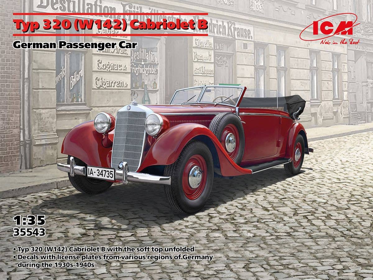 Typ 320 (W142) Cabriolet B German Passenger Car