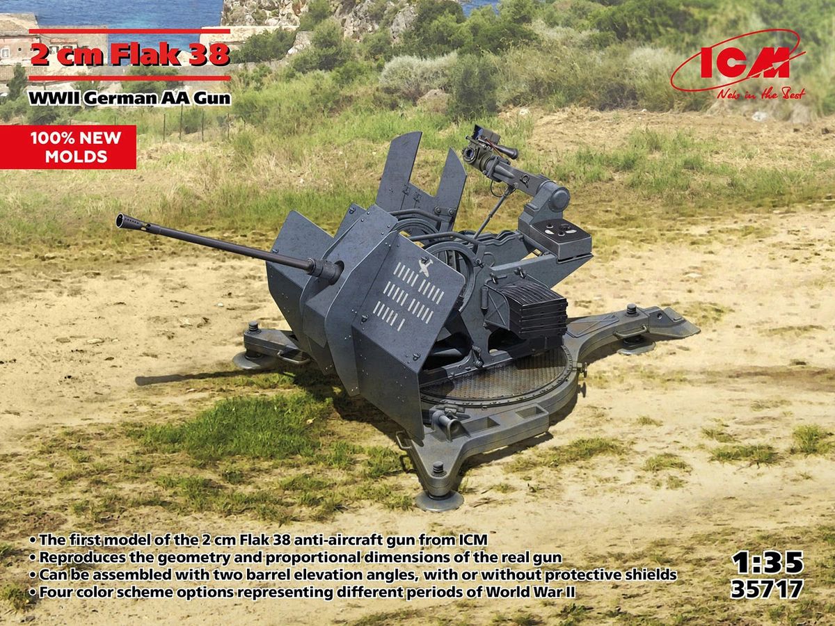 2cm Flak 38 WWII German AA Gun