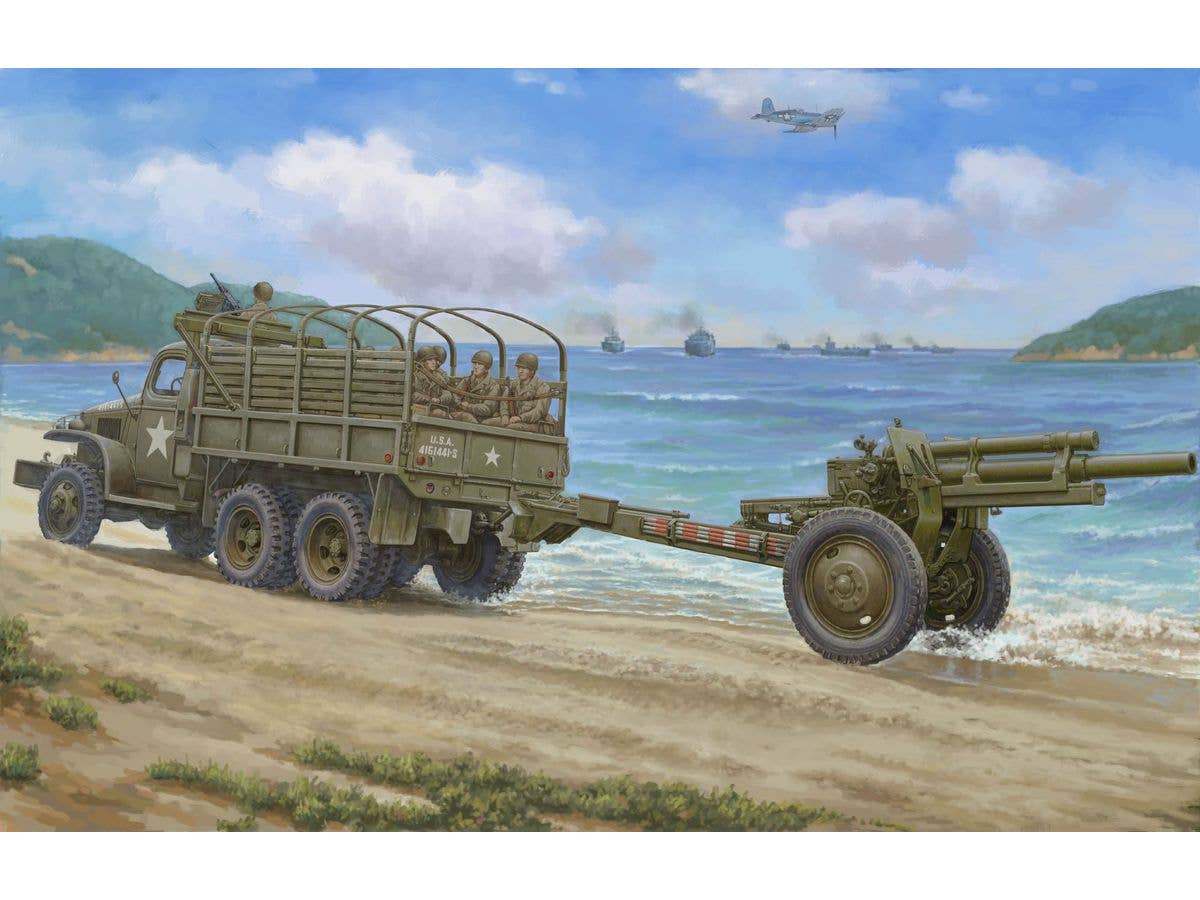 USA CCKW-352 Machine Gun Turret Version and M2A1 105MM Howitzer