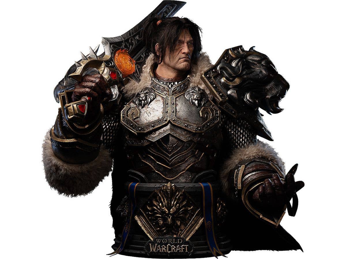 Infinity Studio X Blizzard Entertainment (World of Warcraft) Varian Wrynn Life Size Bust