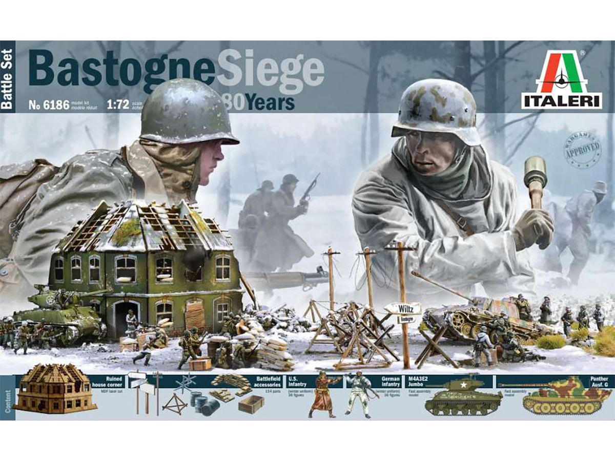 WW.II Battle of Bastogne 80th Anniversary Scene Set