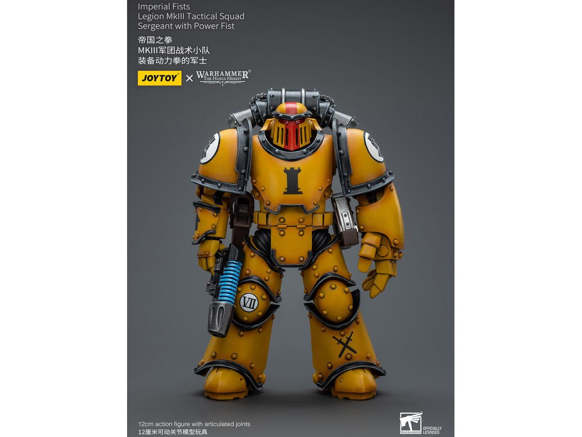 Warhammer The Horus Heresy Imperial Fists Legion MkIII Tactical Squad Sergeant with Power Fist
