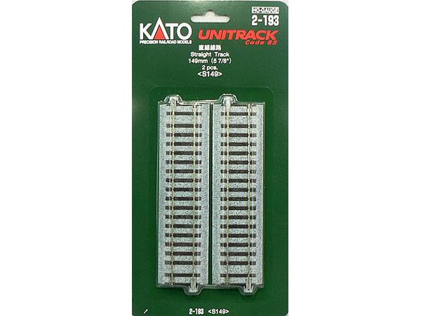 (HO) Straight Track, 94Mm (2 Pieces)