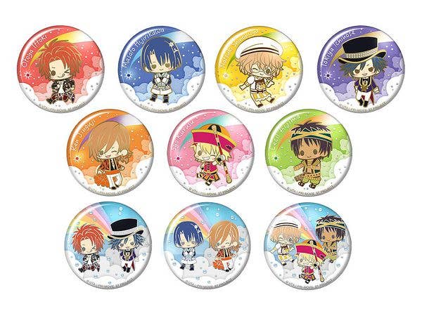 Dekokira Badge Collection Movie Version Utano Prince Sama Maji LOVE Starish Tours: 1Box (10pcs)