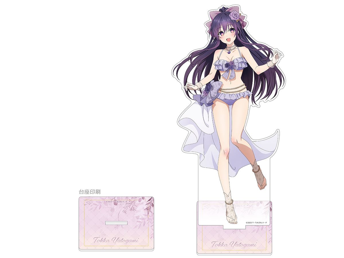 Date A Live V: Original Illustration Extra Large Acrylic Stand (Yatogami Tohka / Swimsuit Dress)