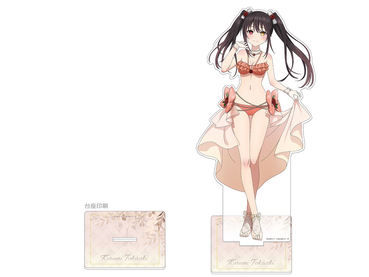 Date A Live V: Original Illustration Extra Large Acrylic Stand (Kurumi Tokisaki / Swimsuit Dress)