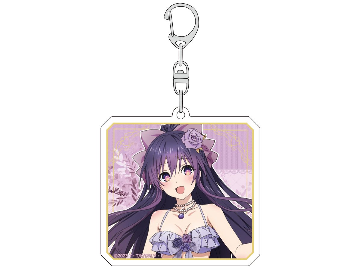 Date A Live V: Newly Drawn Acrylic Key Chain (Tohka Yatogami / Swimsuit Dress)