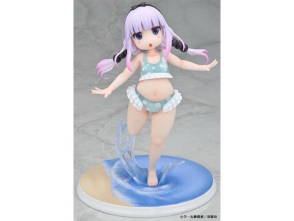 Miss Kobayashi's Dragon Maid Kanna Kamui Excited on the Beach Swimsuit Ver.
