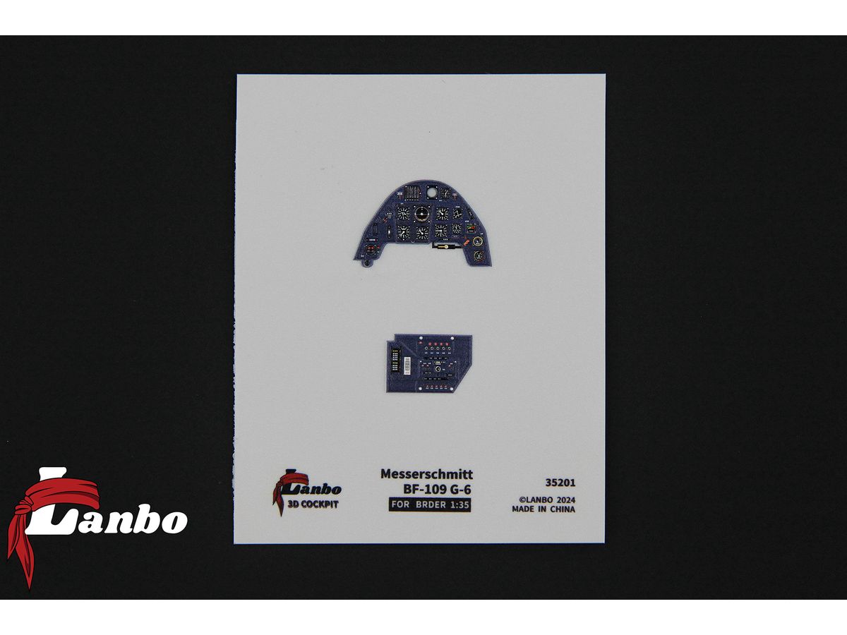 Bf109G-6 3D interior decal