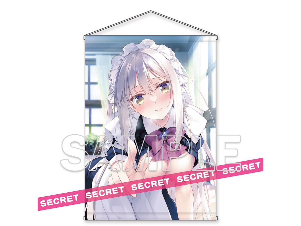 Motomiya Mitsuki Newly Drawn Ohayo kara Oyasumi made Maid-san ga H ni Smayakashitekureru X-RATED Tapestry