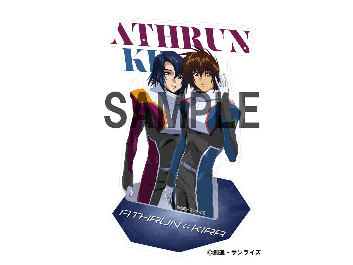 Gundam Seed/Destiny: Acrylic Accessory Stand Athrun & Kira