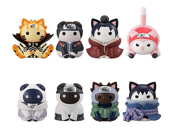 MEGA CAT PROJECT Naruto Shippuden - Nyaruto War Begins! Fourth Shinobi World War: 1Box (8pcs)
