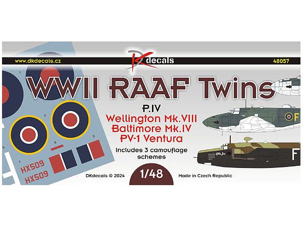 WWII RAAF Twins Pt.4: Wellington, Ventura, Baltimore