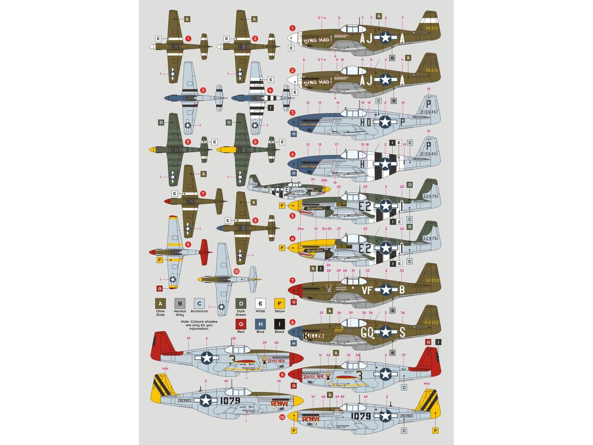 P-51B/C Mustang over Western Europe, Mediterranean and China