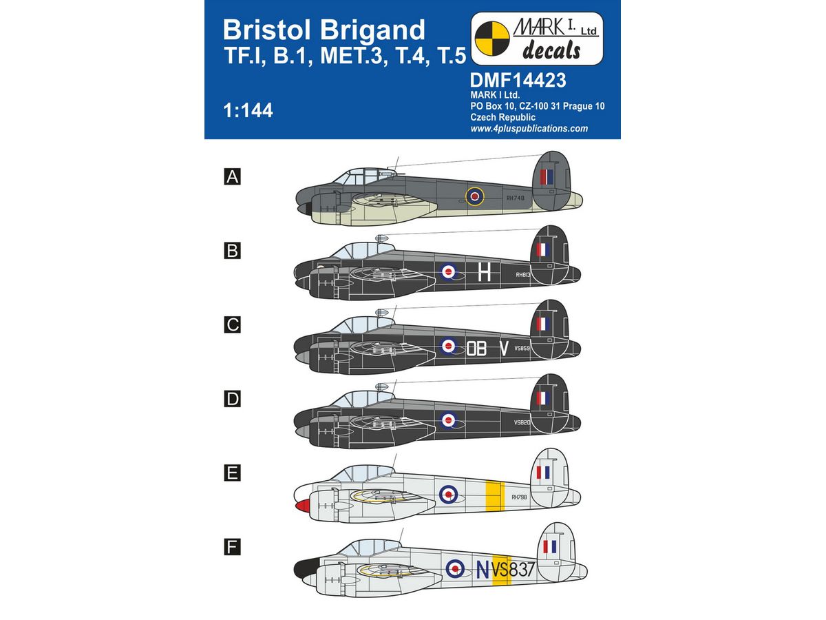 Bristol Brigand (TF.I, B.1, MET.3, T.4, T.5) (for Valom)