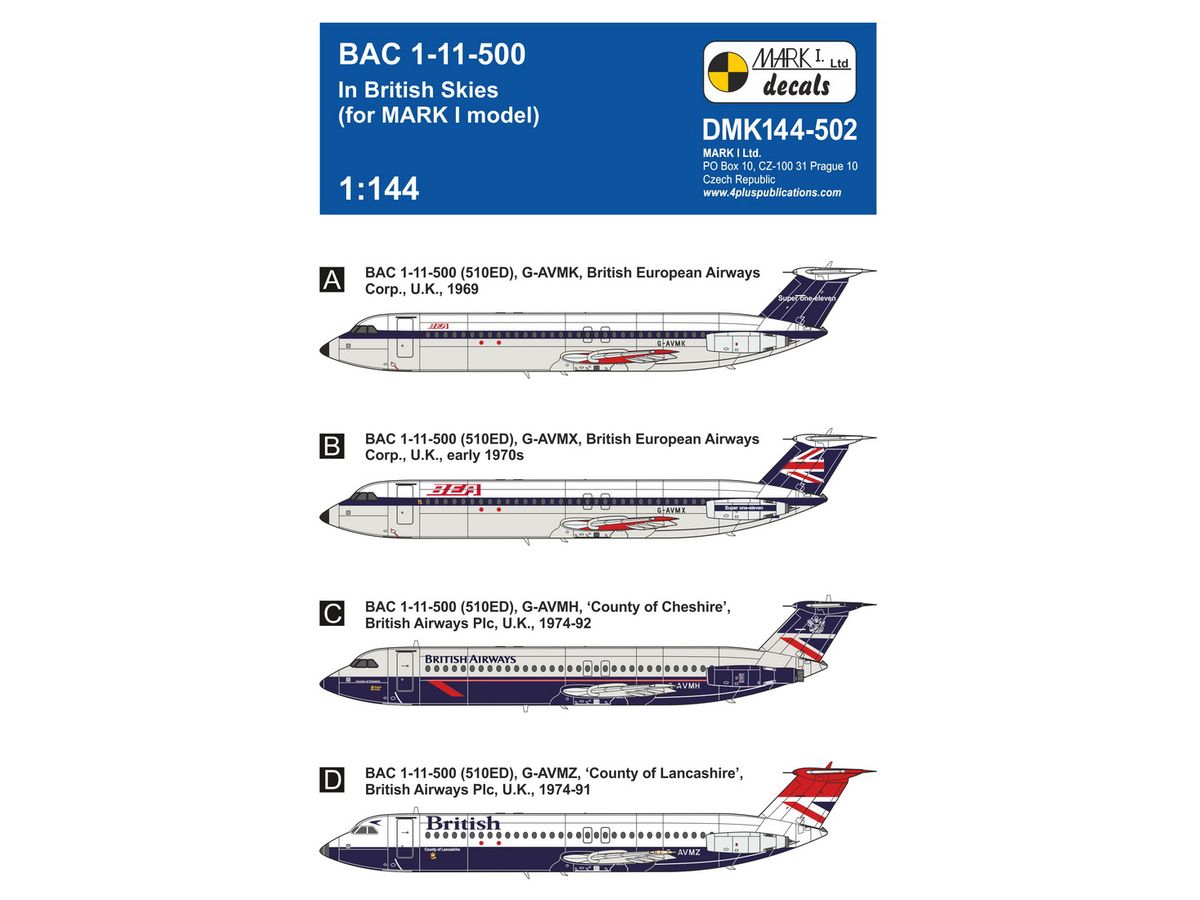 BAC 1-11-500 `In British Skies'