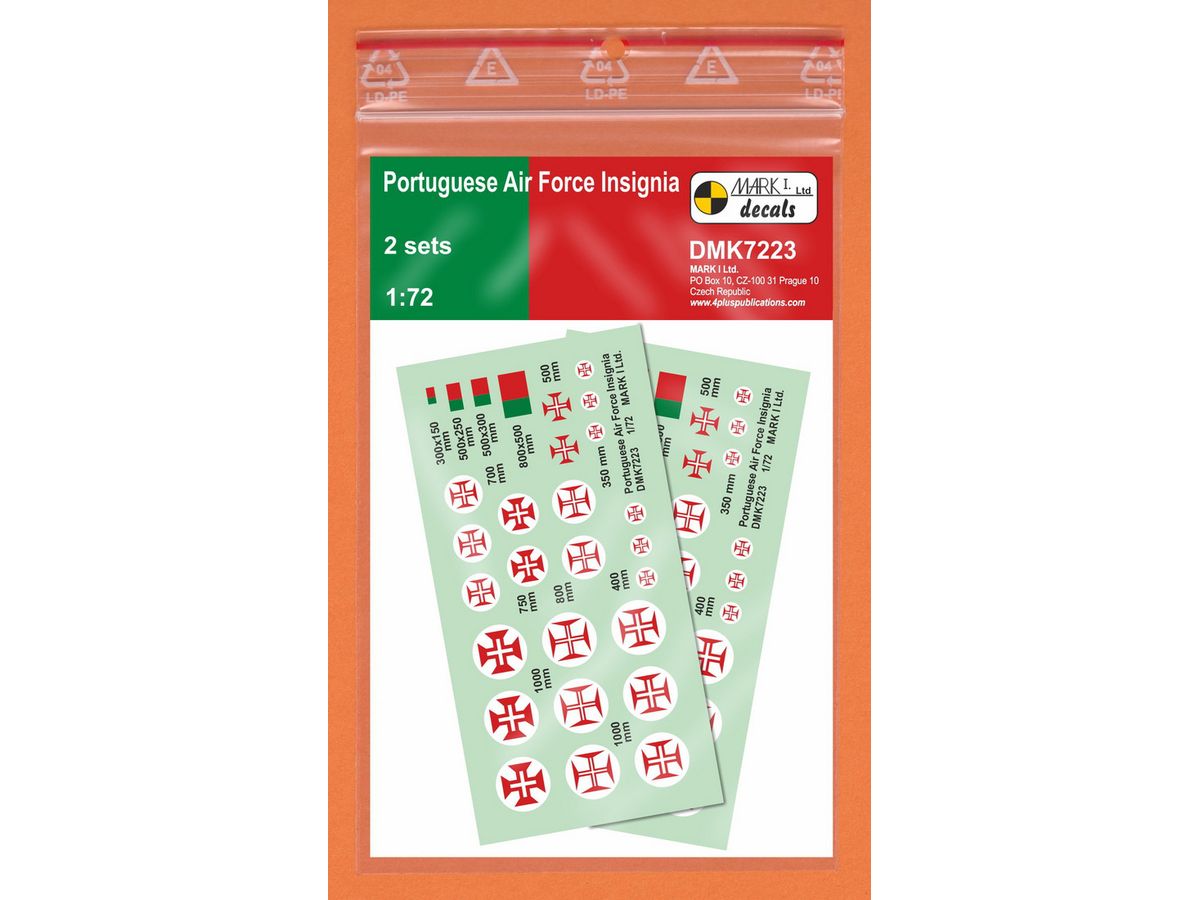 Portuguese AF Insignia, 2 sets
