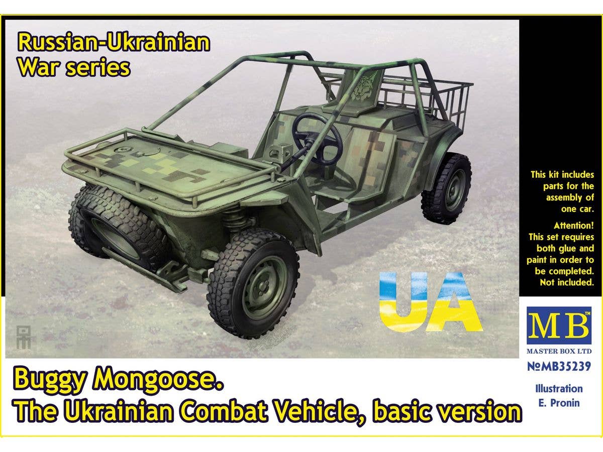 Russian-Ukrainian War Series Buggy Mongoose. The Ukrainain Combat Vehicle,  Basic Version
