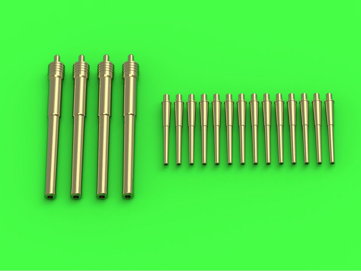 Russo-Japanese War Japanese battleship Mikasa Gun Barrel Set (4 30.5cm Guns/14 15.2cm Guns)