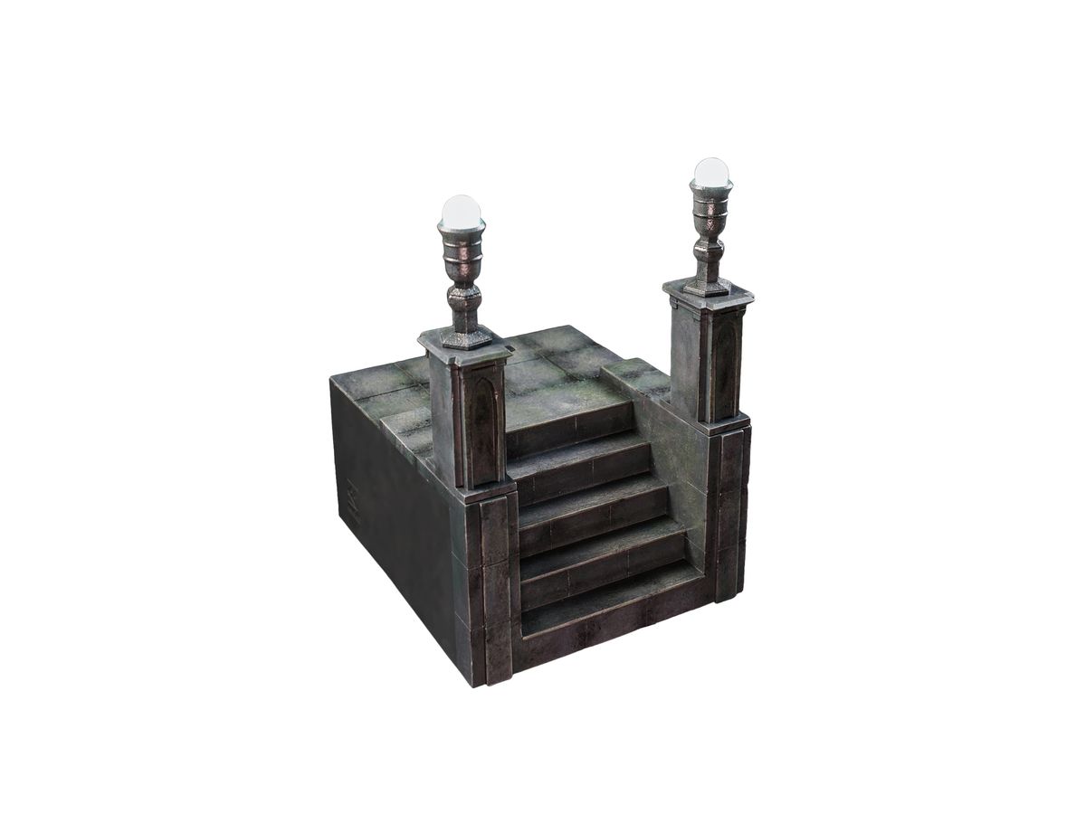 Mosing Toys Gothic Staircase Diorama Base B1