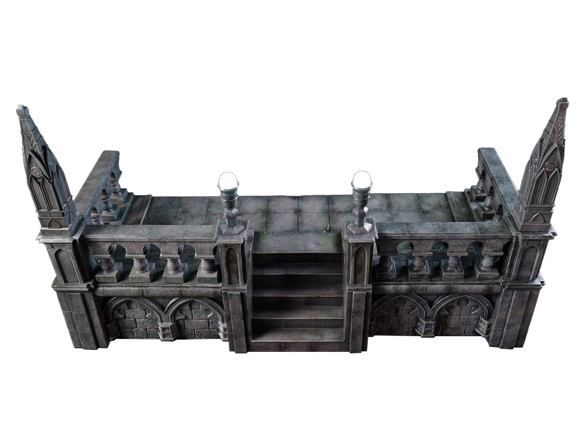 Mosing Toys Gothic Roof & Staircase Diorama Base C1